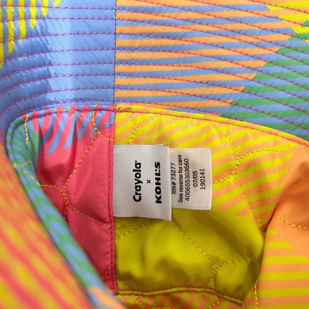 Y2K Pink Fuzzy Sherpa Bucket Hat Colorful 90s Maximalist Streetwear Crayola